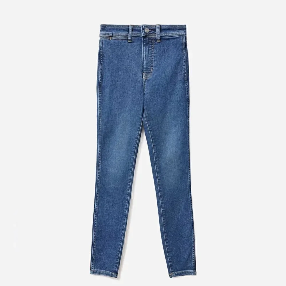 NWOT Everlane The Way-High® Clean Front Skinny in Jean Vintage Blue Size 28